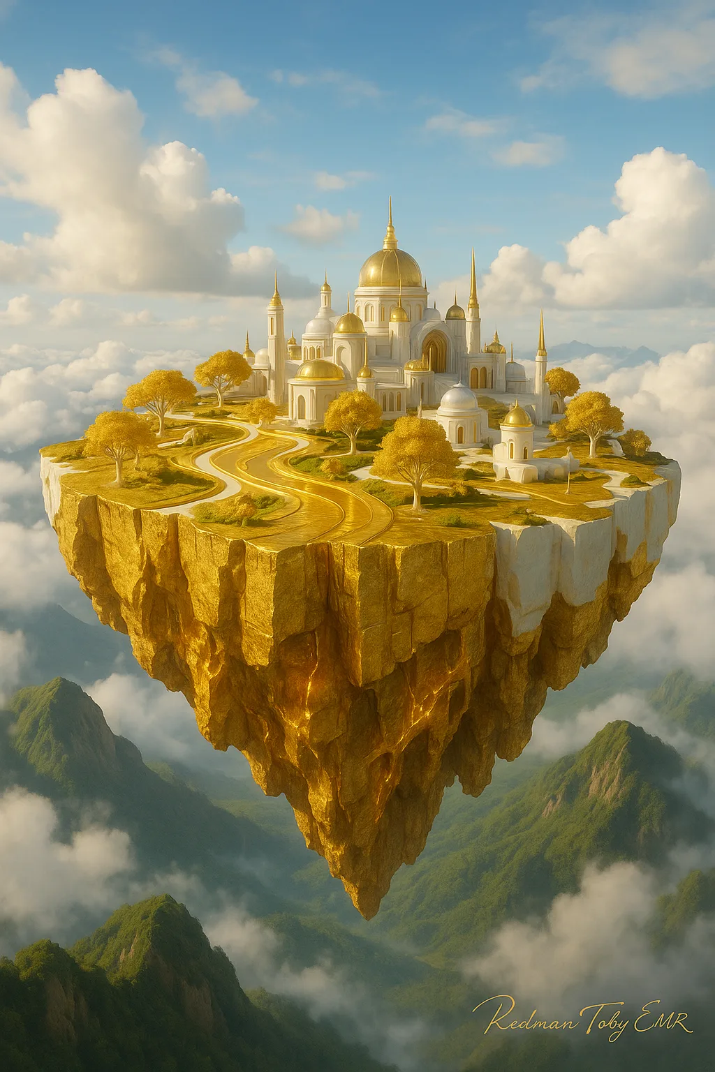 Golden Floating Metropolis II